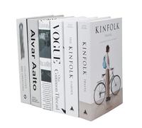 6 Pezzi Libri Decorativi, Set di Libri Finti Decorativi Moderni, Impilati Libro Falsi con Copertina Rigida, Libro da Esposizione Falso per la Decorazione di Tavolini da Caffè/Scaffali