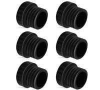 6 pezzi Light Socket Copri portalampada, Copri portalampada Tappi di sicurezza per prese di luce per luci stringa, Cappucci protettivi per prese di luce Prese di luce standard per coprire(Nero)