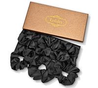[6 Pezzi] Lolalet Scrunchies per Capelli in Raso, Elastico in Scrunchies, Set Elastici Capelli Stoffa Raso per Donne Ragazze (Stile F)