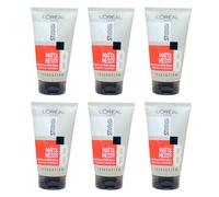 6 pezzi L'OREAL STUDIO LINE MATT & MESSY Pasta Fibrosa Capelli Effetto Opaco Look Naturale 150ml