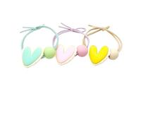 6 pezzi Love Hair Loop Coda di cavallo da donna Elastici for capelli Versatili accessori for capelli for massaggio del cuoio capelluto for tutti i tipi di capelli