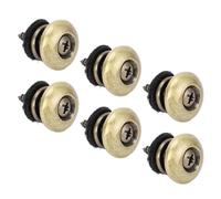 6 Pezzi Lucchetti per Tracolla per Chitarra in Ferro Liscio Installazione Semplice Pulsanti per Tracolla per Chitarra Chitarra Classica Basso e Chitarra Elettrica per