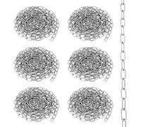 6 Pezzi M2 Catena in Acciaio Inossidabile 6M Catene a Maglie Saldate 2Mm Catena