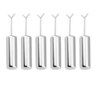 6 pezzi magneti per gli occhi per gatti a cuore per unghie, magnete di gatto professionale con guida a forma di Y, strumento per nail art per kit di manicure fai-da-te.