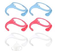6 Pezzi Manici per Biberon per Tommee Tippee, Ergonomici Impugnatura Antiscivolo Facili da Installare Senza BPA Manici Biberon for l'Allattamento dei Neonati