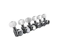 6 pezzi mano destra perla pulsante chitarra bloccaggio teste di macchine sintonizzatori ingranaggi in ottone cromato for chitarra JP6 7 ST bene