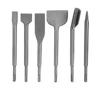 6 Pezzi Martello Perforatore SDS Plus Set di Scalpelli per Trapano Set di Scalpelli per Trapano per Muro di Cemento Set di Punte per Trapano Multiuso per Muratura e Calcestruzzo