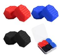 6 Pezzi Mascella Allenamento, Allenamento Muscoli Mascella in Silicone Sanitari e Inodori per Uomini e Donne Viso Più Sottile per Utenti Principianti, Intermedi e Avanzati (3 Colori)