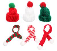 6 pezzi Mini cappello per artigianato Cappello a maglia Cappello per la scia