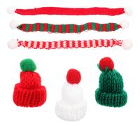 6 pezzi Mini cappello per artigianato Cappello a maglia Cappello per la scia