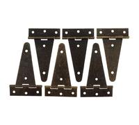 6 Pezzi Mini Cerniera per Cancello e Porta, Ferro Verde Rustico | Antiossidante, Smontaggio Rapido e Flessibile, per Progetti Fai e Club, Aspetto Decorativo