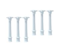 6 pezzi Mini colonne romane Model classiche statue greche colonne greche per