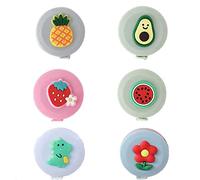 6 Pezzi Mini Metro a Nastro Morbido, Metro A Nastro Piccolo Cartone Animato, Retrattile Metri a Nastro per Cucire, Elasticità, Nessuna Deformazione, per Sartoria Panno Lavoro a Maglia Misurazione