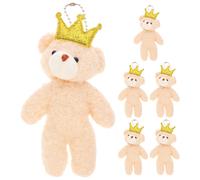 6 pezzi mini orsetto giocattolo farcito orsetto morbido orsetto bambola orso
