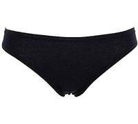 6 Pezzi Mini Slip A Vita Bassa da Donna COTONELLA in Cotone BIELASTICO Bordi Extra Comfort (Nero, 4/L)