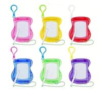 6 Pezzi Mini Tavolo Disegno Magnetico per Bambini, Tavoli Disegno con Clip per Zaino, Portachiavi, Taccuino Cancellabile per Schizzi di per Bomboniere per Feste di Compleanno di Ragazzi E