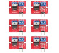 6 Pezzi Modulo Driver MOSFET 3,3 V / 5 V Moduli Driver MOSFET Schede Driver PWM Uscita LED 0-24 V Tasto Unità
