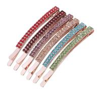 6 Pezzi Mollette per Chioma Donna con Fermagli Laterali Eleganti | Accessori per Chioma Creativi e Brillanti, per Feste Diverse e Natale, Finitura Raffinata Stile Casuale