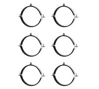 6 pezzi Morsetto for staffa for tubo Morsetti in metallo regolabili Tubo di espansione 15-166 mm Supporto for gancio ad anello diviso Clip supporto(6pcs 87-92mm)