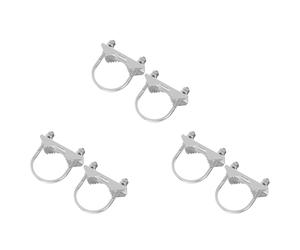 6 Pezzi Morsetto per Montaggio Antenna U-Bolt Hardware di Montaggio Morsetto per Albero 'Antenna Accessori per Staffa Un Ganascia Un V per Antenna