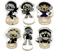 6 Pezzi Murder Uzi Drone Acryl Stand Cartoon Figure J N Cyn Cosplay Accessori Acrilico Merch Murders Drones Decorazioni Da Tavolo, 5cm