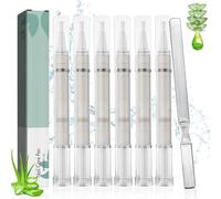6 Pezzi Nail Care Pen, con Lima Unghie, Penna per la Cura Delle Unghie, Arricchito con Ingredienti Naturali come Olio di Tea Tree, vitamina E e Aloe Vera
