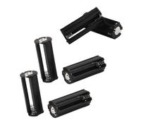 6 Pezzi Nero Porta Batterie per 3 x 1,5 V Batterie AAA Della Torcia Della Torcia