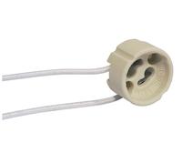 6 pezzi - OMNILUX Portalampada GU10 con Cavo 15 cm per Illuminazione Professiona