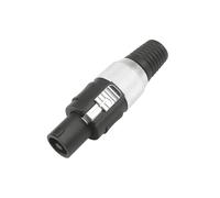 6 pezzi - OMNITRONIC Connettore per Cavo Altoparlanti 2 Poli - Terminale a Vite