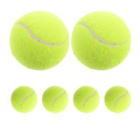 6 Pezzi Pallina da Tennis Elastica, Rimbalzo 1,3 Metri | Uso Didattico per Principianti e Maestri, e Lezioni Pe, Colore Verde Chiaro