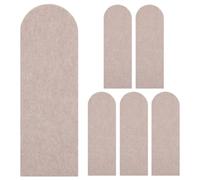 6 Pezzi Pannelli Murali Imbottiti Autoadesivi, per Cameretta | Design 3d Decorativo, Feltro in Fibra di Poliestere, per Pareti e Battiscopa in Asili Nido