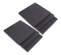 6 Pezzi Pannello Fonoassorbente 100x100 Nero a Cuneo | Pu, Assorbimento Sonoro e Chiarezza, per Home Recording e Videogiochi, Copertura Silenziosa
