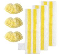 6 Pezzi Panni in Microfibra per Karcher Easyfix SC 1, SC 2, SC 3, SC 4, SC 5, Ricambio Compatibile, Panni in Microfibra per Pulitore a Vapore