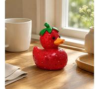 6 Pezzi Papera Decorativa in Resina Design Carino Anatra Frutta da Collezione