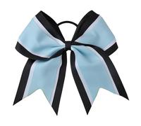 6 pezzi papillon for capelli cheerleader fiocchi fascia elastica for patchwork a strisce accessori for Per Cheerleaders(Color 8)