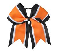 6 pezzi papillon for capelli cheerleader fiocchi fascia elastica for patchwork a strisce accessori for Per Cheerleaders(Color 7)