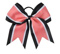 6 pezzi papillon for capelli cheerleader fiocchi fascia elastica for patchwork a strisce accessori for Per Cheerleaders(Color 4)