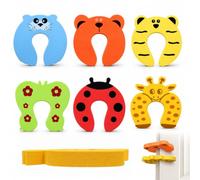 6 Pezzi Paraspigoli per Bambini Fermaporta Sicurezza Anti-pizzicamento Protezione Dita Porte Finestre Cassetti