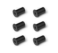 6 Pezzi Passacavi da Parete Passacavo da Parete da 3/4 Pollici per Cavo Ethernet Kit di Instradamento Cavi con Foro di Diametro 19 mm
