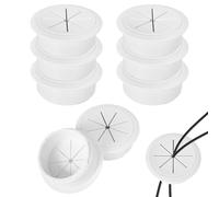 6 Pezzi Passacavi Scrivania, 50mm Passacavo per Scrivania Passacavo per Scrivania Copri Foro per Cavi da Scrivania, Tappo Passacavi per Cavo, Rotonda Passacavi per Scrivanie, Tavoli da Computer