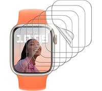 6 Pezzi Pellicola per Apple Watch Series 9/8/7 41Mm E Apple Watch Series SE 2/6/