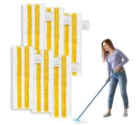6 Pezzi per Kärcher EasyFix SC1, SC2, SC3, SC4, SC5 Microfibra Panni per Scopa a Vapore, Accessori di Ricambio, Non fa Pelucchi, è Adatto per Un'Ampia Gamma di Pulizie Dei Pavimenti