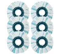 6 Pezzi per Leifheit CLEAN Twist Disc Mop Ergo Ricambio Mocio Kit per Leifheit