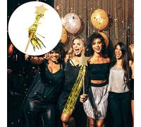 6 pezzi per matrimoni Halloween Wooden Wand Wand Photo Props