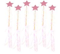6 pezzi per matrimoni Halloween Wooden Wand Wand Photo Props