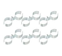 6 pezzi per morsetti recinzione a catena 1-5/8" zincati per canile