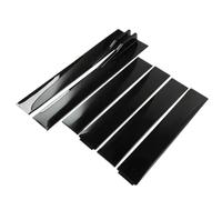 6 Pezzi Per Toyota Per Corolla Per Camry Per Sienna 86 Per Scion Per FR-S Piastra Di Estensione Della Gonna Laterale Winglet Labbro Minigonne Laterali Alettoni Laterali(Shiny black 2m)