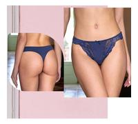 6 pezzi Perizoma donna realizzato in morbido cotone elasticizzato M6568 JADEA