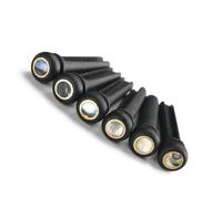 6 Pezzi Perni Per Ponte Per Chitarra Acustica, Chiodi Per Corde Fisse In Osso Di Mucca/ebano/legno Accessorio per Chitarra Strumento (Color : 11)