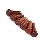 6 Pezzi Perni Per Ponte Per Chitarra Acustica, Chiodi Per Corde Fisse In Osso Di Mucca/ebano/legno Accessorio per Chitarra Strumento (Color : 01)